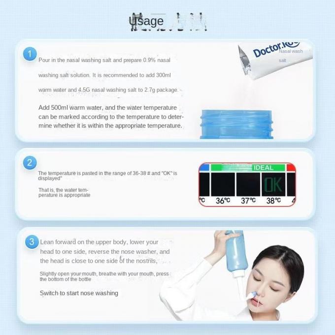 New Design Family Portable Irrigation Children′s Nasal Irrigator Medical Use