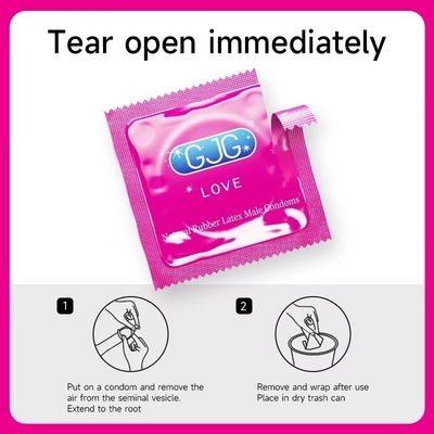 Contraceptie en preventie van seksueel overdraagbare ziekten CE-gecertificeerde aangepaste condooms