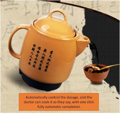 Automatische kruidenpot voor de traditionele Chinese geneeskunde Een perfecte combinatie van cultuur