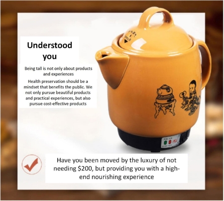 Automatische kruidenpot voor de traditionele Chinese geneeskunde Een perfecte combinatie van cultuur