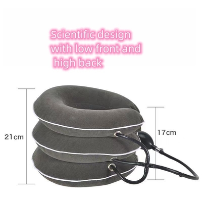 Neck Brace Medische apparatuur 3 lagen Cervical Traction Device met zachte Magic Tape