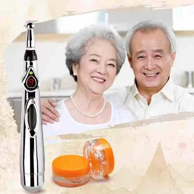 Klasse II USB Acupunctuur Moxibustie Pen Scalp Massager voor effectieve pijnbestrijding