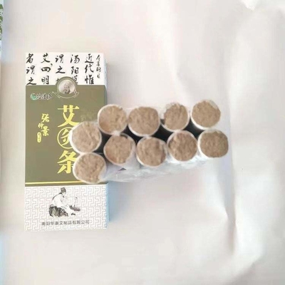 Chinese mugwort moxa fluweel moxibustie stok gemaakt om de bloedsomloop te bevorderen