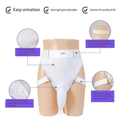 Op maat gemaakte luxe 2000 ml PVC urine-collectie drainagezak met afneembare prestaties