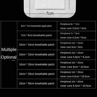 40 Tabletten Medisch ademend wondverband met pad GB/T18830-2009 Standard