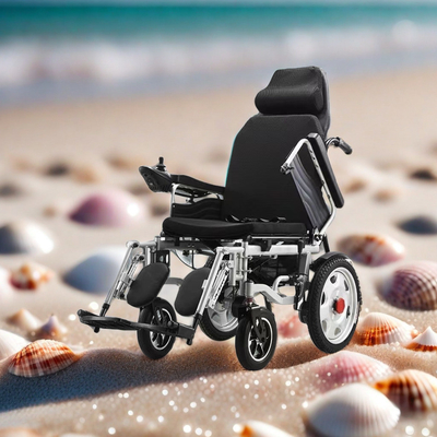 24V accu aangedreven rollator rolstoel voor gehandicapten dubbele functie joystick Home