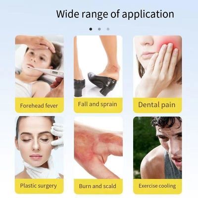 Op maat herbruikbare warm-koude compressie therapie gel ijs voor verwondingen Proefproef aanvaard