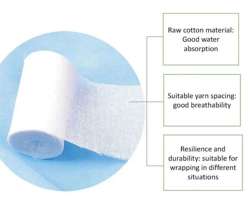 Medisch katoen Big Roll 5cm*600cm met Jumbo Surgical Sterile Hydrophilic Gaze Roll