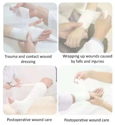 Medisch katoen Big Roll 5cm*600cm met Jumbo Surgical Sterile Hydrophilic Gaze Roll