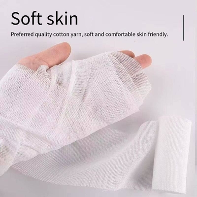 Voorraad professionele PBT conform Stretch Gaze Bandage Roll voor Box Fighter Fingers
