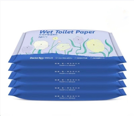 200mm*150mm Bladgrootte Geen irritatie Licht nat toiletpapier voor het afvegen van billen