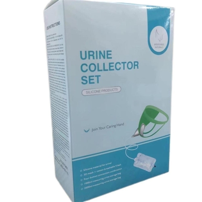 Op maat gemaakte externe urinecatheters Draagbare luxe urinezak 2000 ml voor medisch gebruik