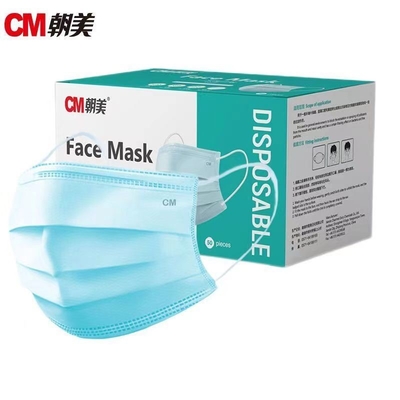 Zwart 3voudig medisch gezichtsmasker binnen 7002