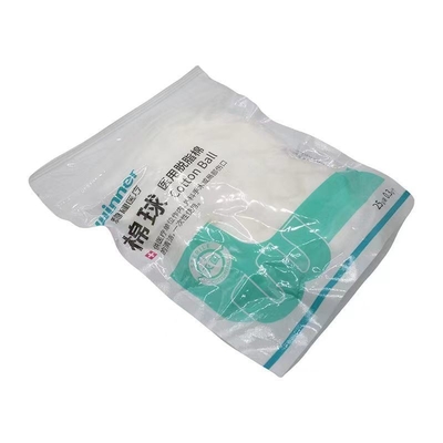 Geraffineerde absorberende medische katoenen ballen Verpakking 100 g Product samenstelling 100% puur katoen