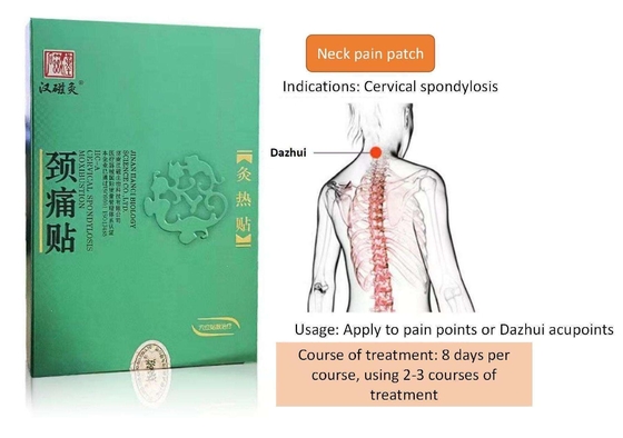 2PCS/Box Hot Moxibustion Wormwood Sticker ISO13485 Gecertificeerd voor nek- en schouderpijn