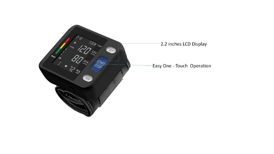 Draagbare intelligente elektronische pols digitale sphygmomanometer en 5 jaar houdbaarheid