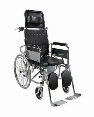 Opvouwbare lichtgewicht rolstoel voor gehandicapten handmatig opvouwbaar en verstelbaar rugleuning