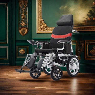 Rollator met staalbatterij voor ouderenzorg