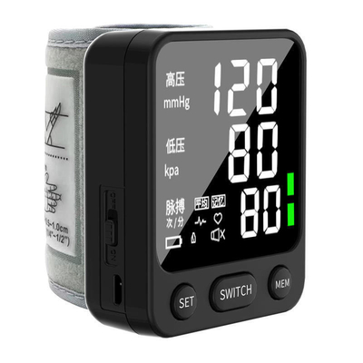 Geprinte logo Metalen Volledig automatische digitale bovenarm Electronische sphygmomanometer