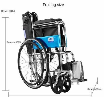 809 Model vouwwielstoel voor gehandicapten gemakkelijk te manoeuvreren en op te slaan