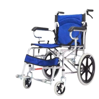 2024 Design Topseller Opvouwbare standaard rolstoel met ademend stoffenkussen