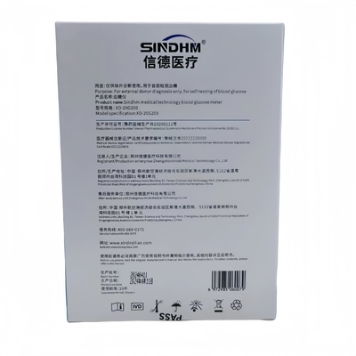 Tune-Free Code Performance Bloedglucosemeter Set met 50 teststrips