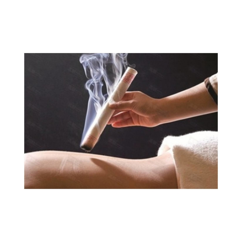 Chinese mugwort moxa fluweel moxibustie stok gemaakt om de bloedsomloop te bevorderen