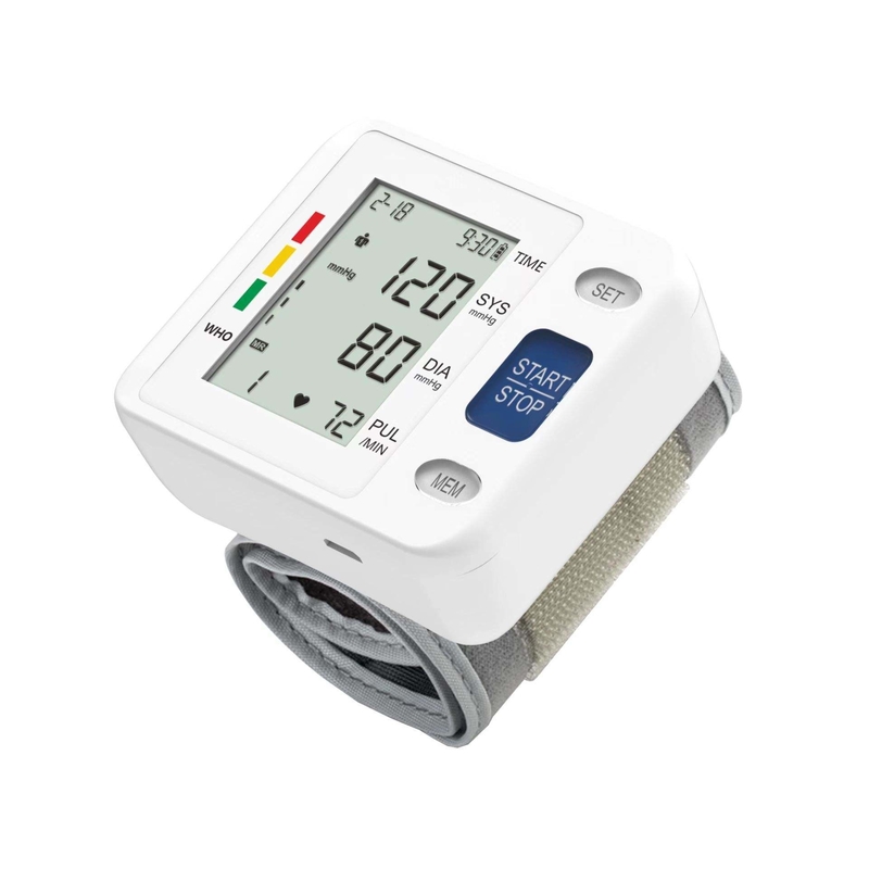 2.2 inch schermgrootte elektrische kunststof aneroïde elektronische sphygmomanometer voor thuis